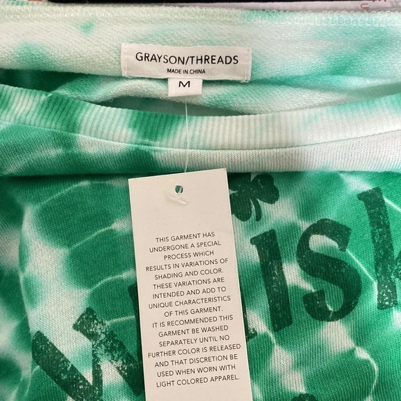 Grayson Threads NWT Whiskey Business Tie-Dye Crop Top - Picture 4 of 4